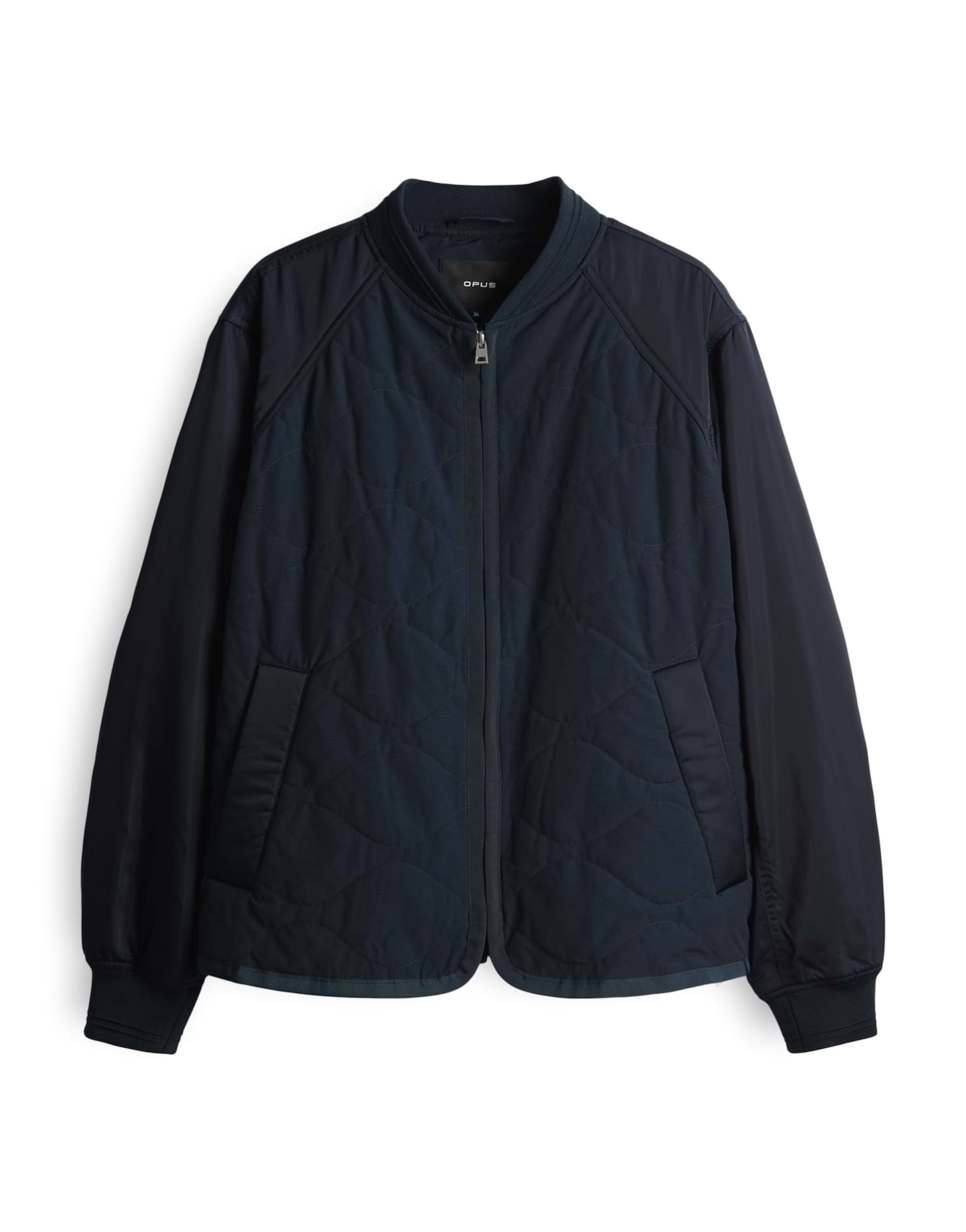 OPUS Tussenjas 'Harpar' in Blauw: voorkant