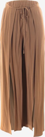 AIKI KEYLOOK - Loosefit Pantalón 'Static' en marrón: frente