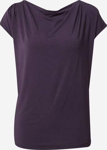 CURARE Yogawear Funkční tričko – fialová: přední strana