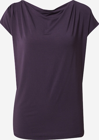 T-shirt fonctionnel CURARE Yogawear en violet : devant