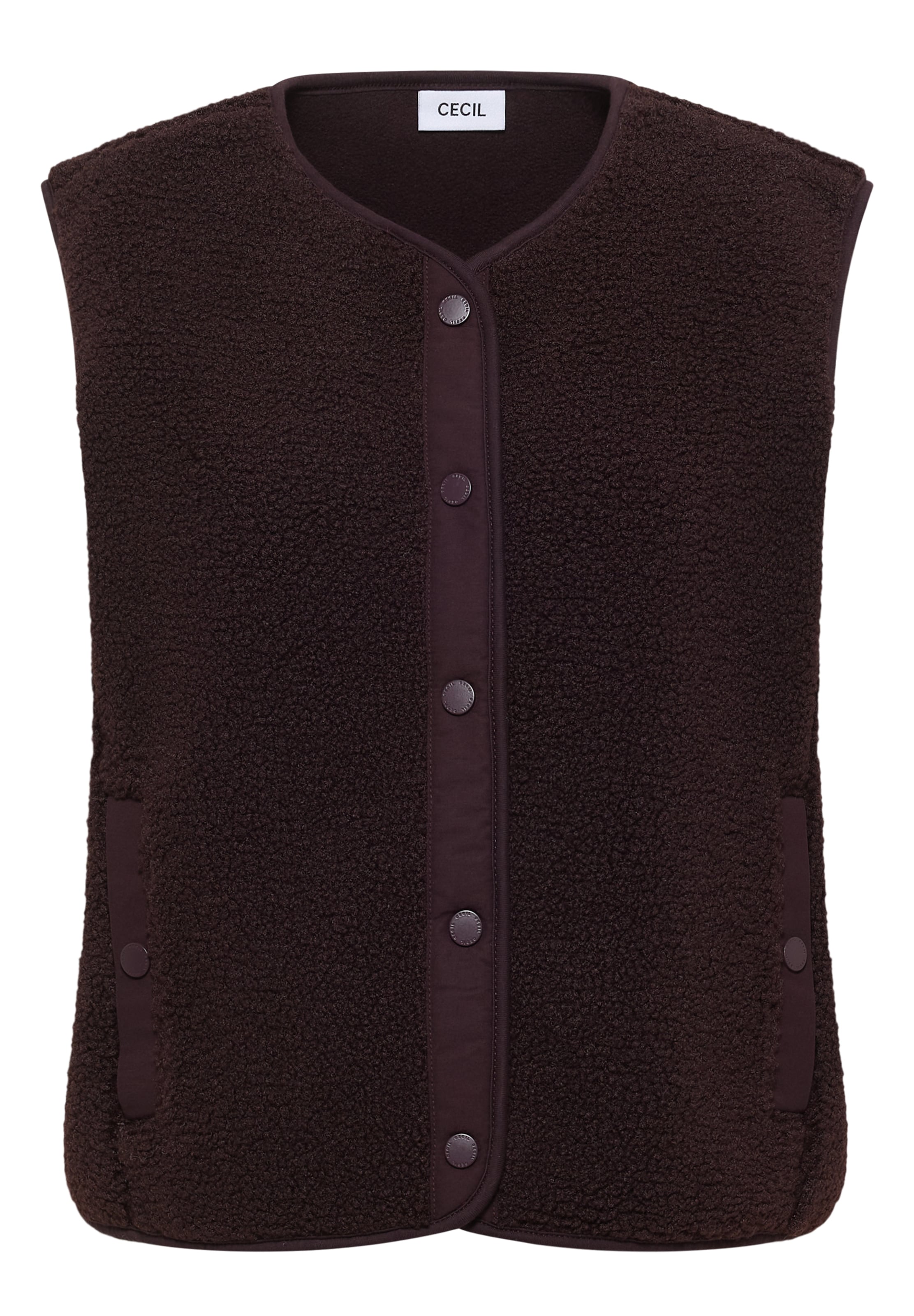 CECIL Vest in Red: front