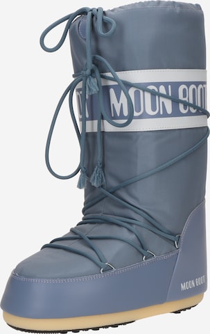MOON BOOT Сноубутсы в Синий: спереди