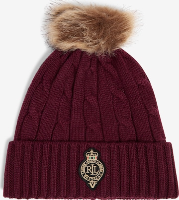 Lauren Ralph Lauren Beanie in Red: front