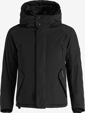 khujo Winter Jacket ' RUDOLF ' in Black: front