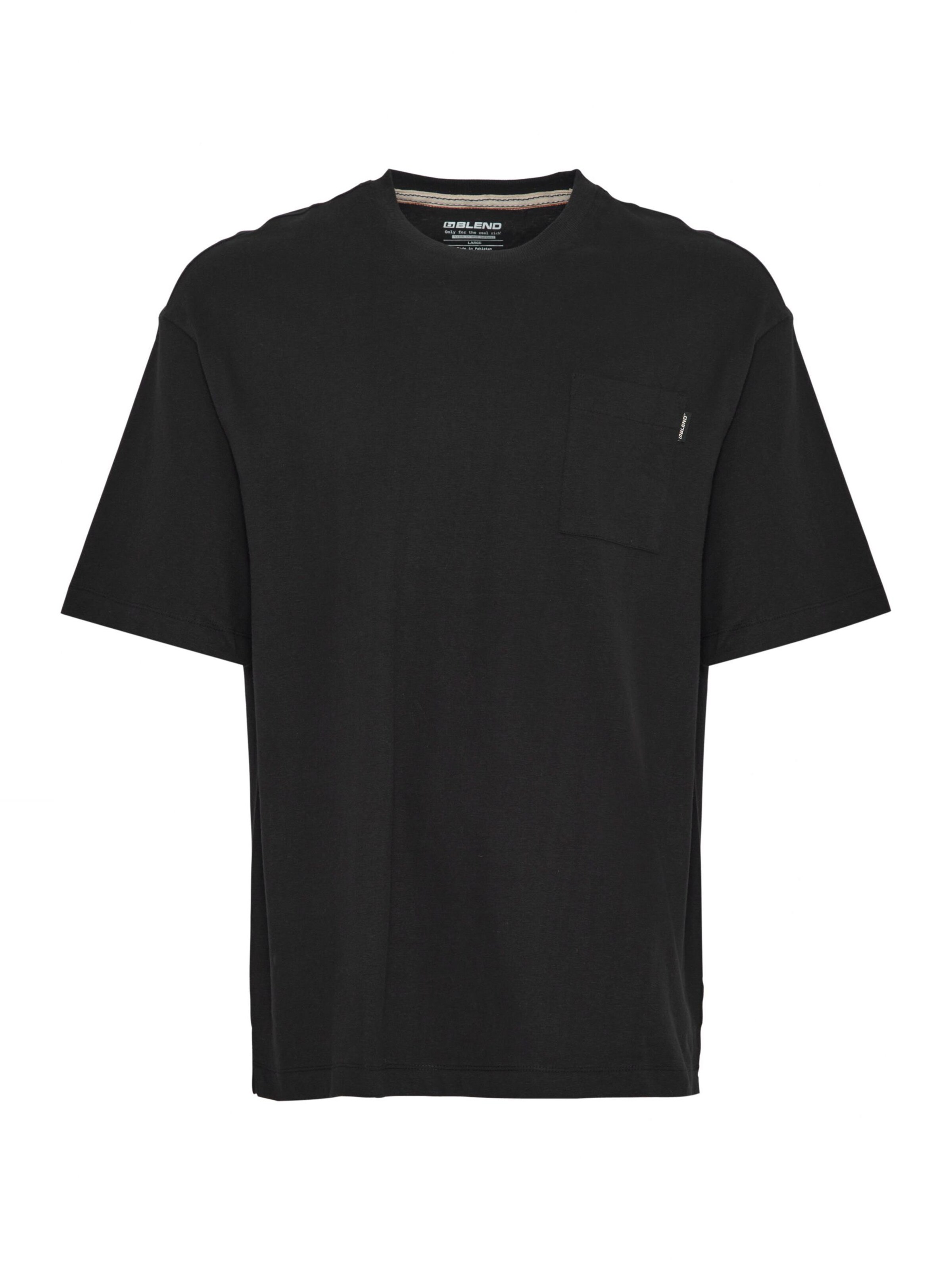 BLEND - Camisa em preto: frente