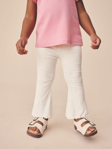 Next Flared Leggings in Beige: voorkant