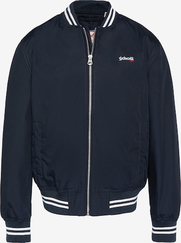 Schott NYC Übergangsjacke in Blau: Vorderseite