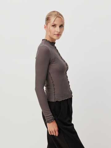 T-shirt 'Mia' LeGer by Lena Gercke en gris