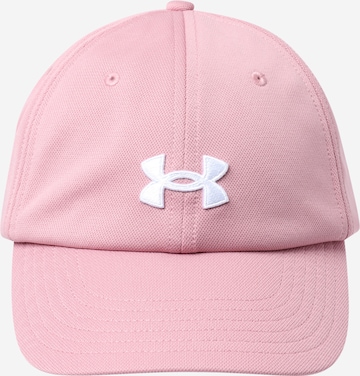 Casquette de sport 'Blitzing' UNDER ARMOUR en rose : devant