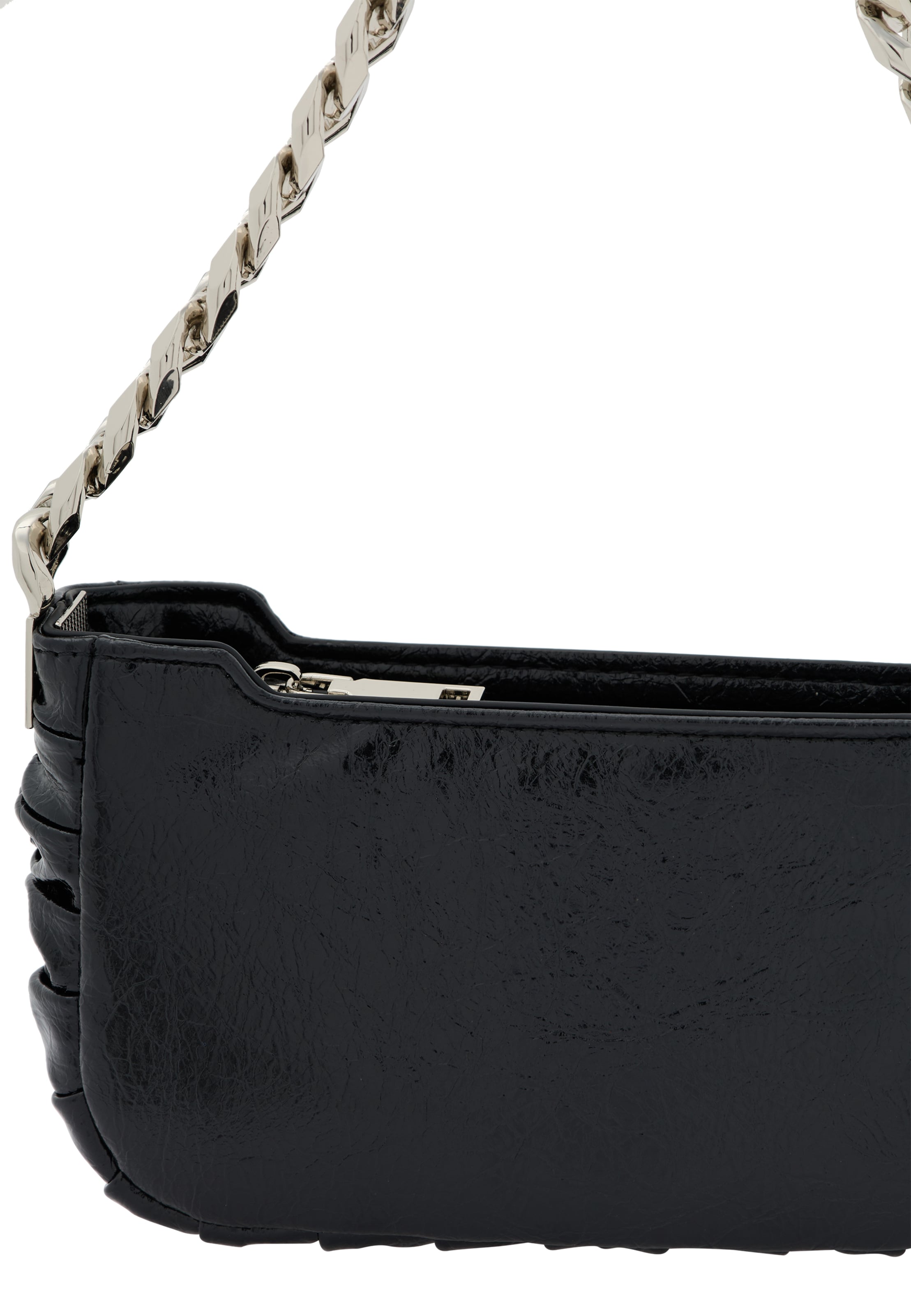 faina Torba na ramię w kolorze czarny