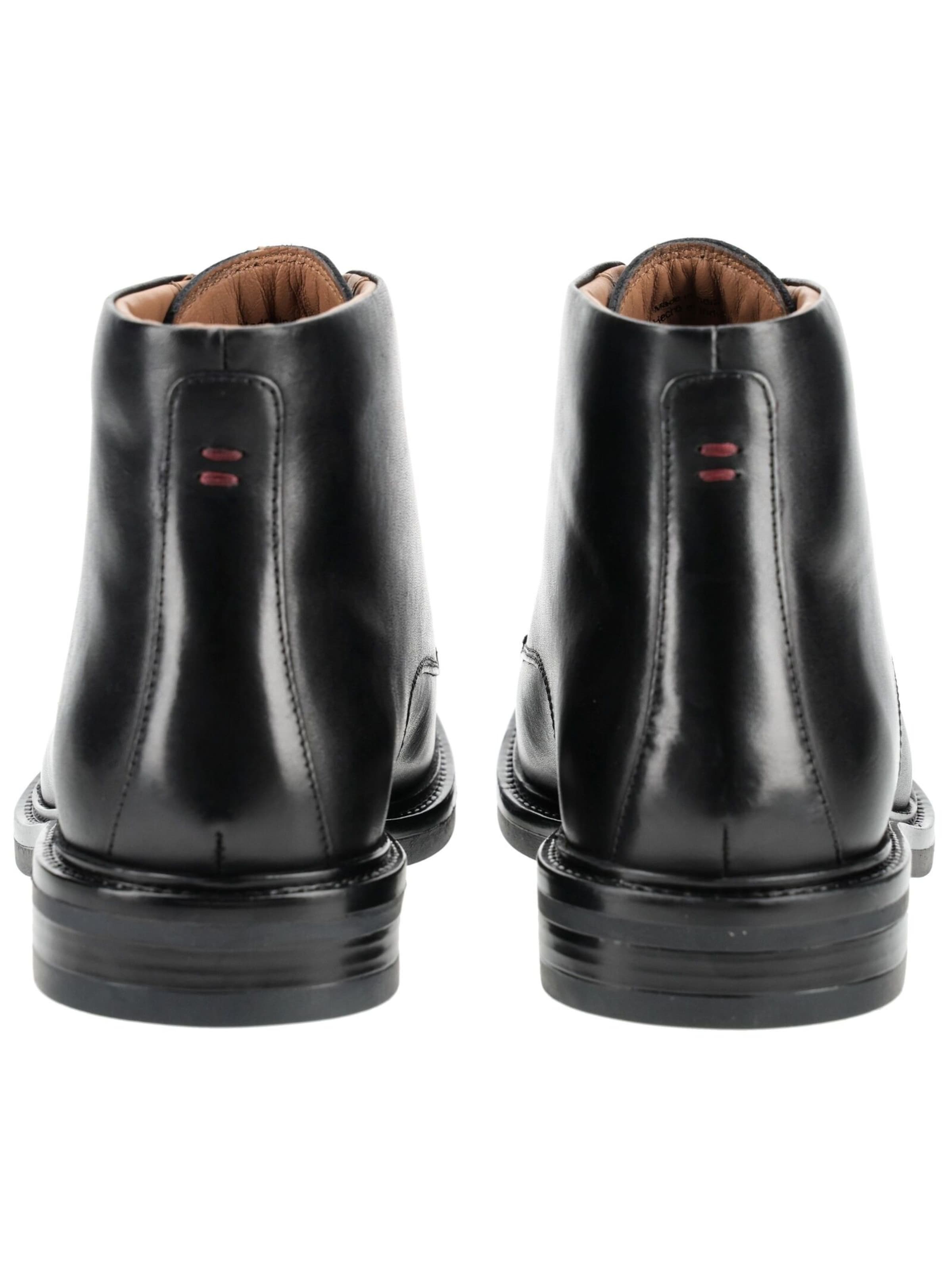 GIOSEPPO Schnürstiefel in Schwarz: Rückseite