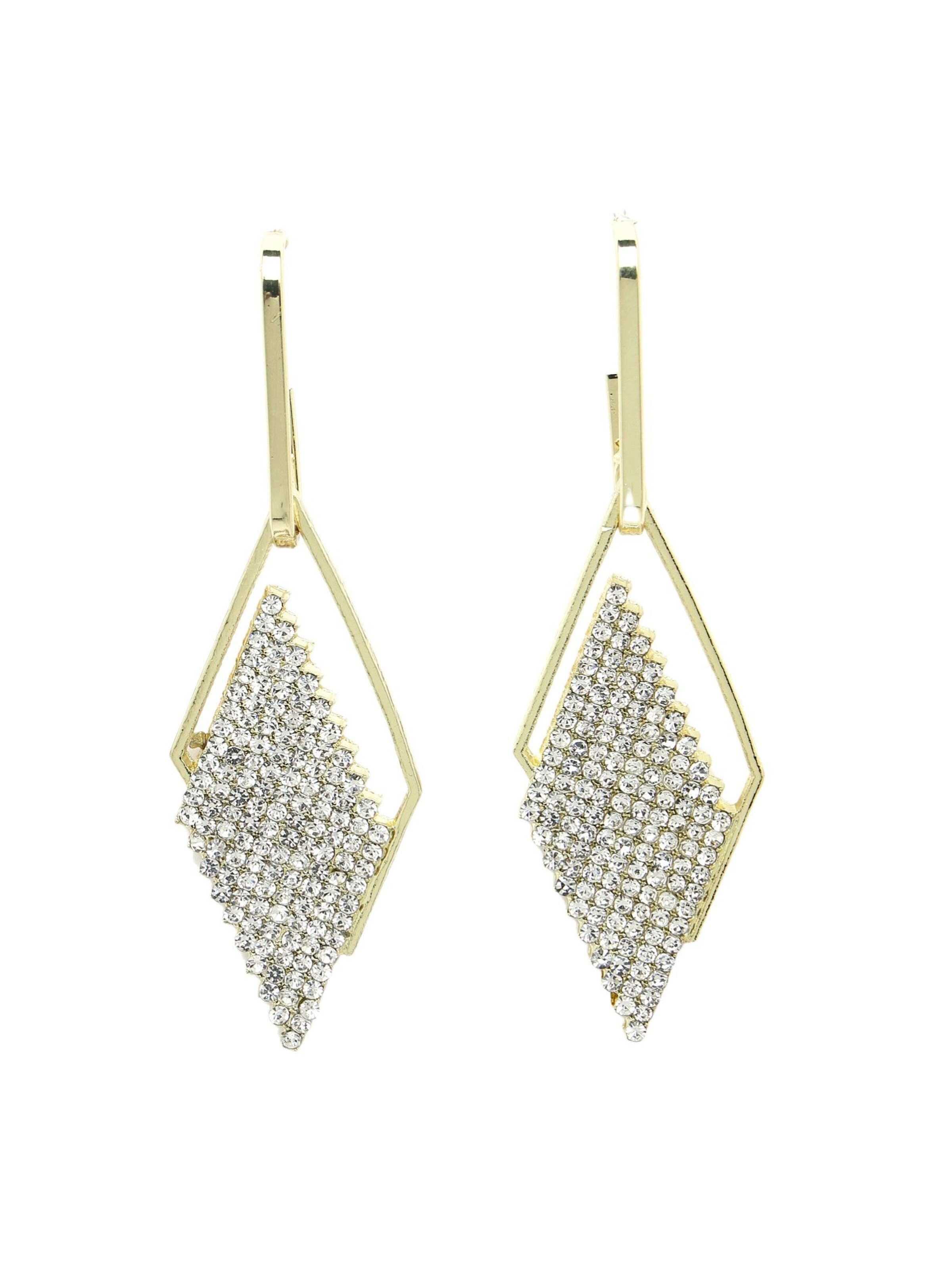 Boucles d'oreilles 'Karolinasa' AVANT-GARDE PARIS en or : devant