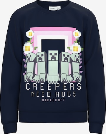 NAME IT Sweatshirt 'NARA' in Blue: front