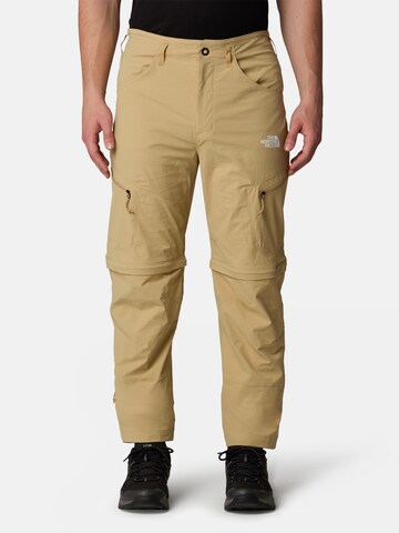 THE NORTH FACE - regular Pantalón deportivo en beige: frente