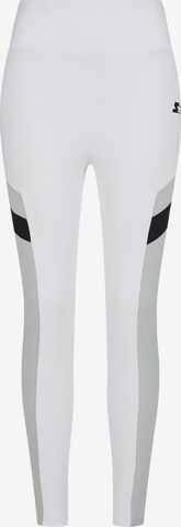 Skinny Pantalon de sport Starter Black Label en blanc : devant