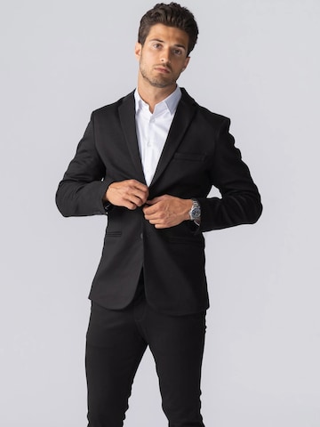 Regular fit Giacca business da completo ' The Original ' di TEESHOPPEN in nero: frontale