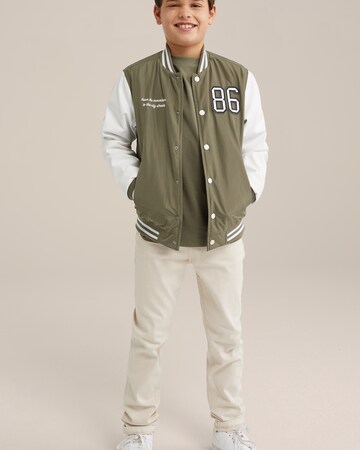 WE Fashion Regular Jeans in Beige