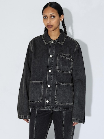 Dr. Denim Between-season jacket 'Evon Worker' in Black