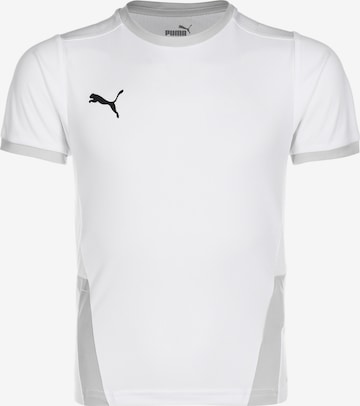 T-Shirt fonctionnel 'TeamGoal23' PUMA en blanc : devant