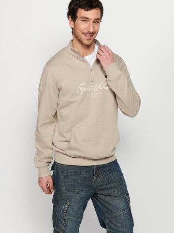 KOROSHI Sweatshirt i beige