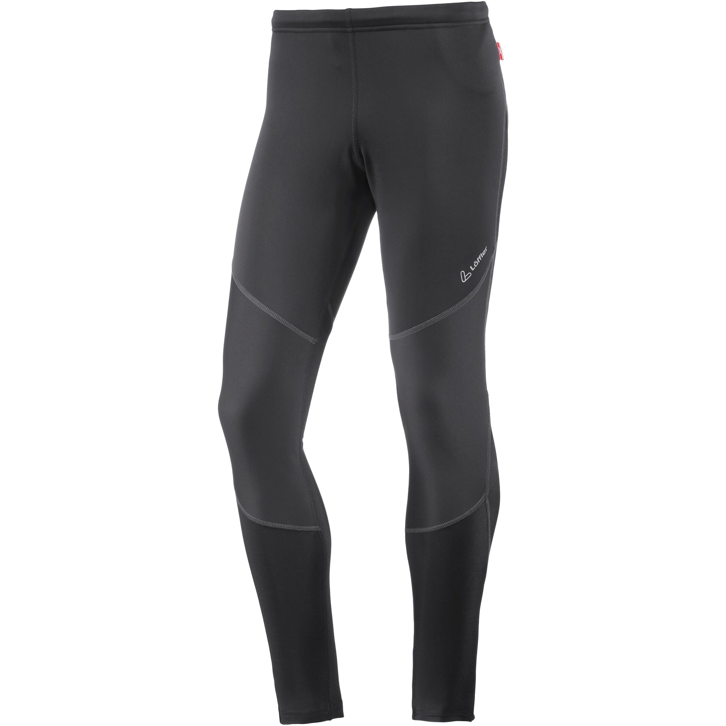 Löffler Skinny Sporthose in Schwarz: Vorderseite