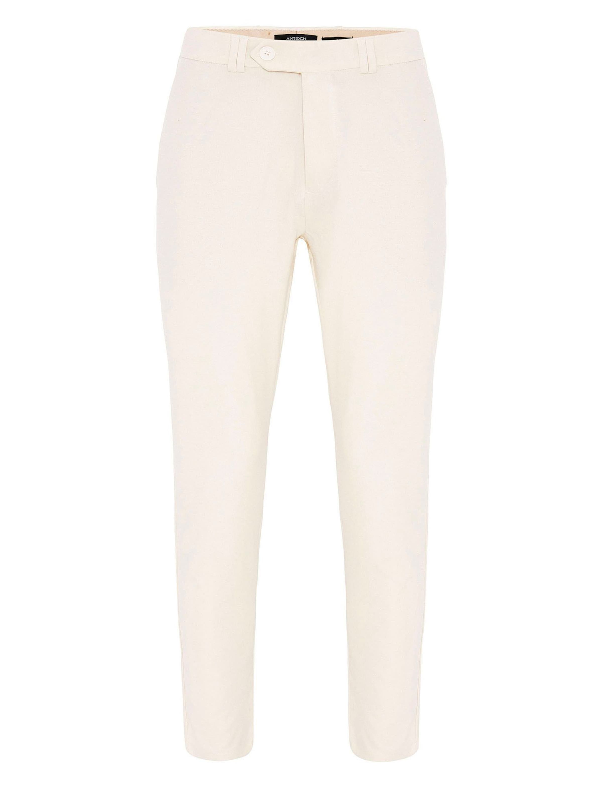 Regular Pantalon chino Antioch en blanc : devant