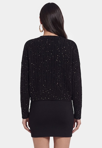 faina Gebreid vest in Zwart