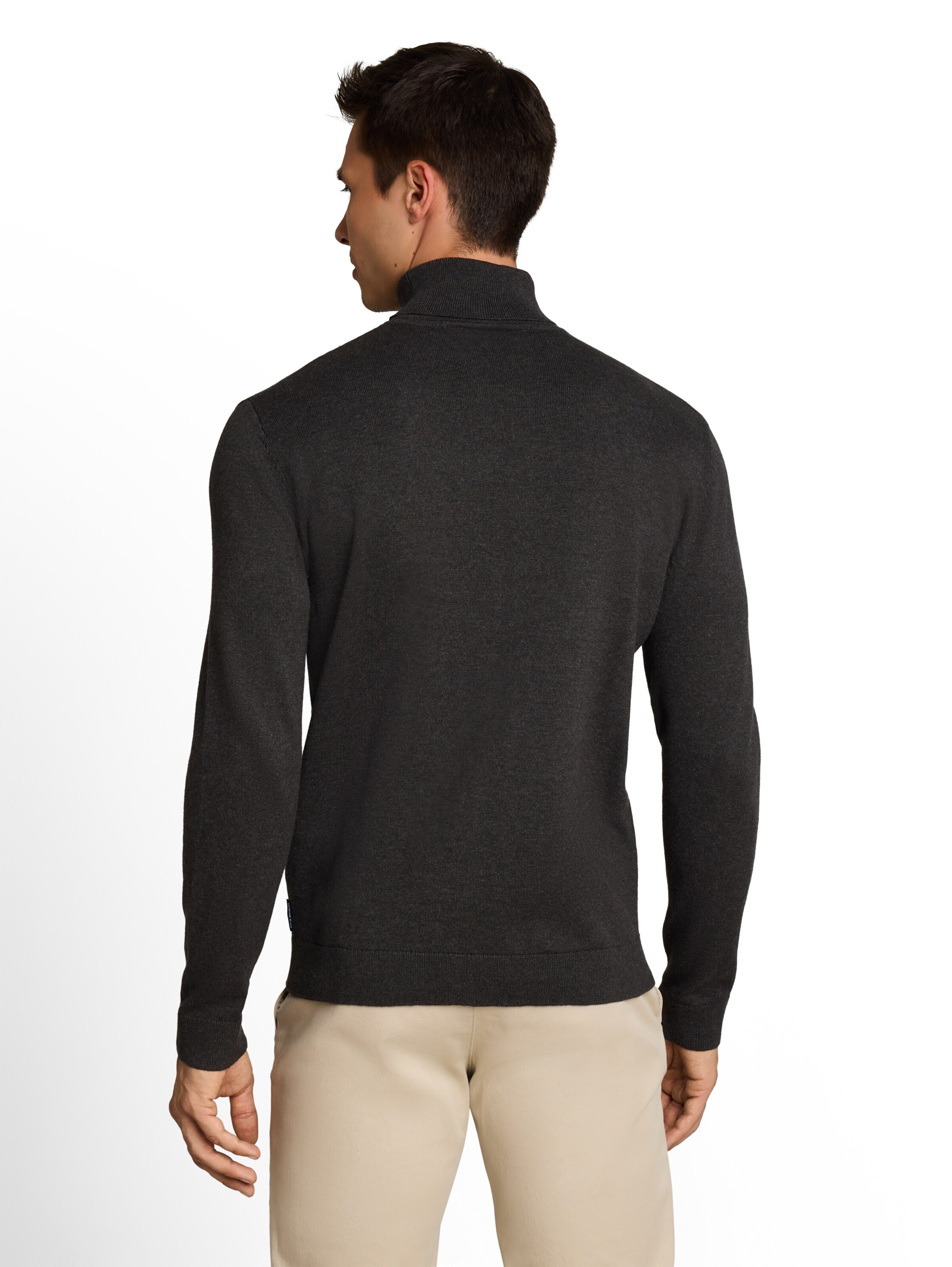 TOM TAILOR Sweater in Black