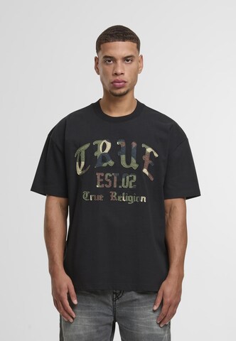 True Religion T-Shirt 'Forest Camo' in Schwarz