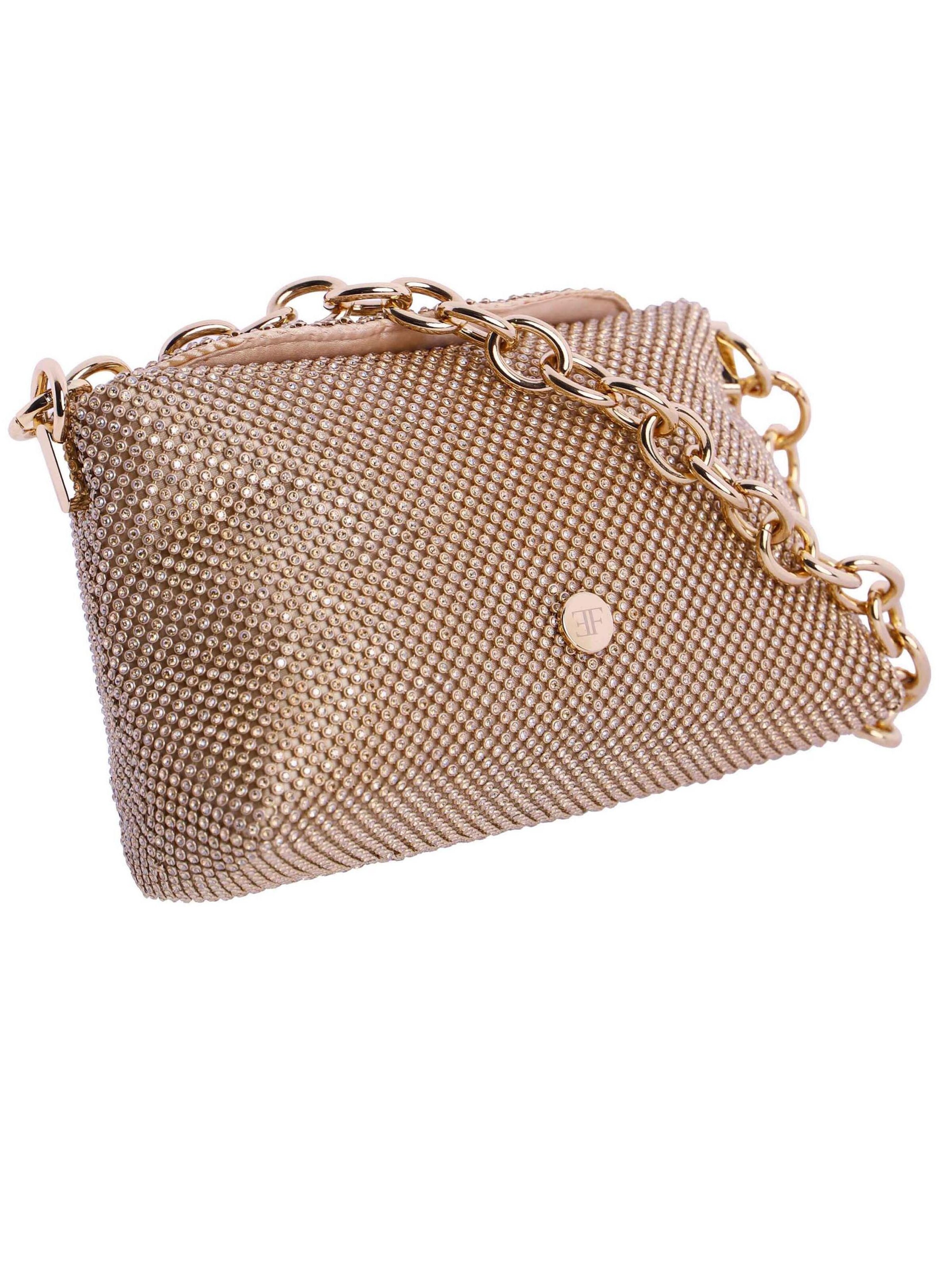 eferri - Bolso de hombro en oro