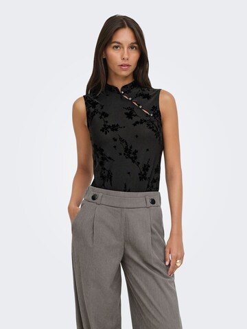 Top 'FLORA ' di JDY in nero: frontale