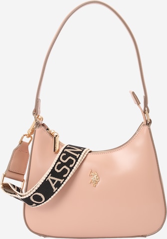 rožinė U.S. POLO ASSN. Rankinė ant peties: priekis