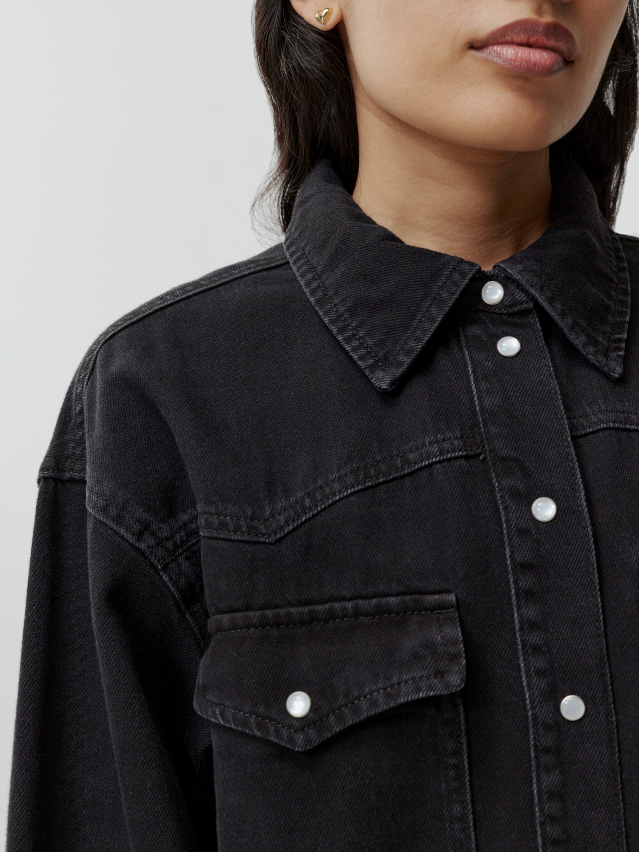 EDITED Producten Blouse 'Jesse' Zwart