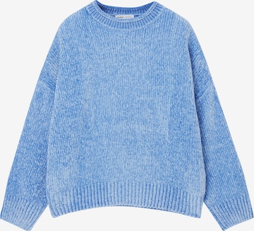 Pull&Bear Trui in Blauw: voorkant