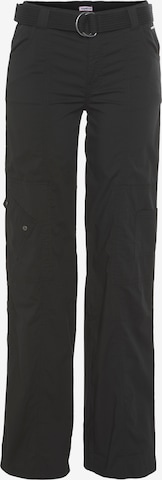 KangaROOS Regular Cargo Pants in Black: front