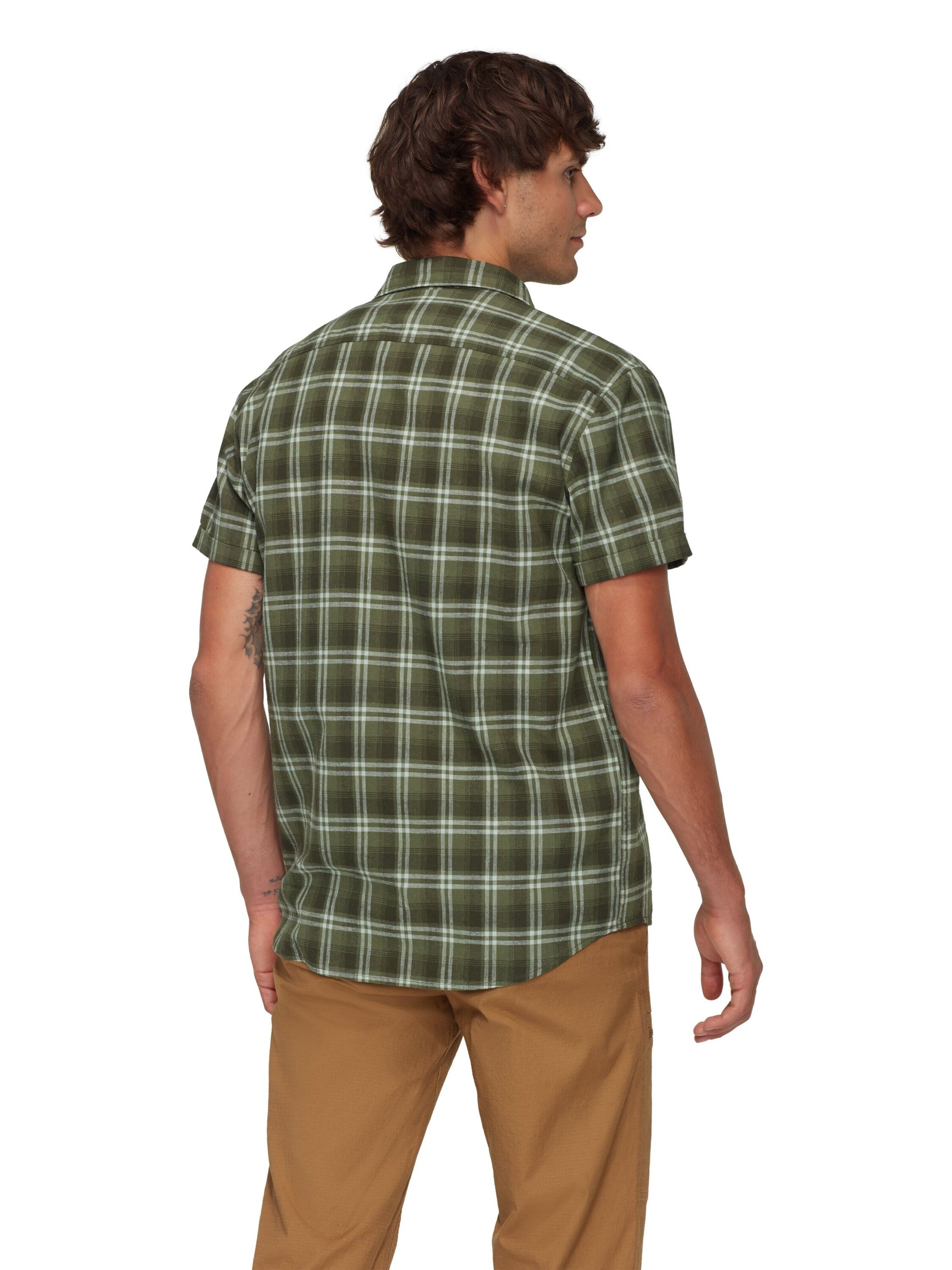 MAMMUT Regular Fit Funktionshemd 'TROVAT SUMMER' in Grün