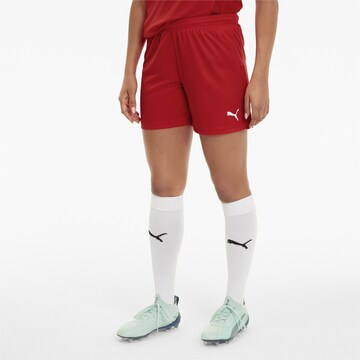 PUMA Regular Sportshorts 'Team Goal 23' in Rot: predná strana