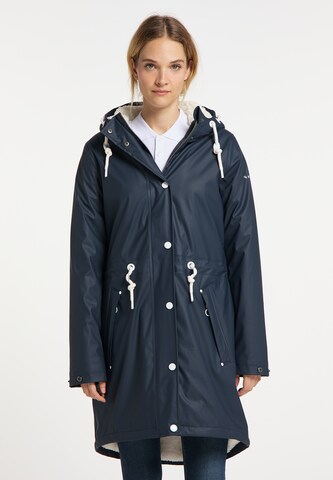 DreiMaster Maritim Between-Seasons Parka in Blue: front