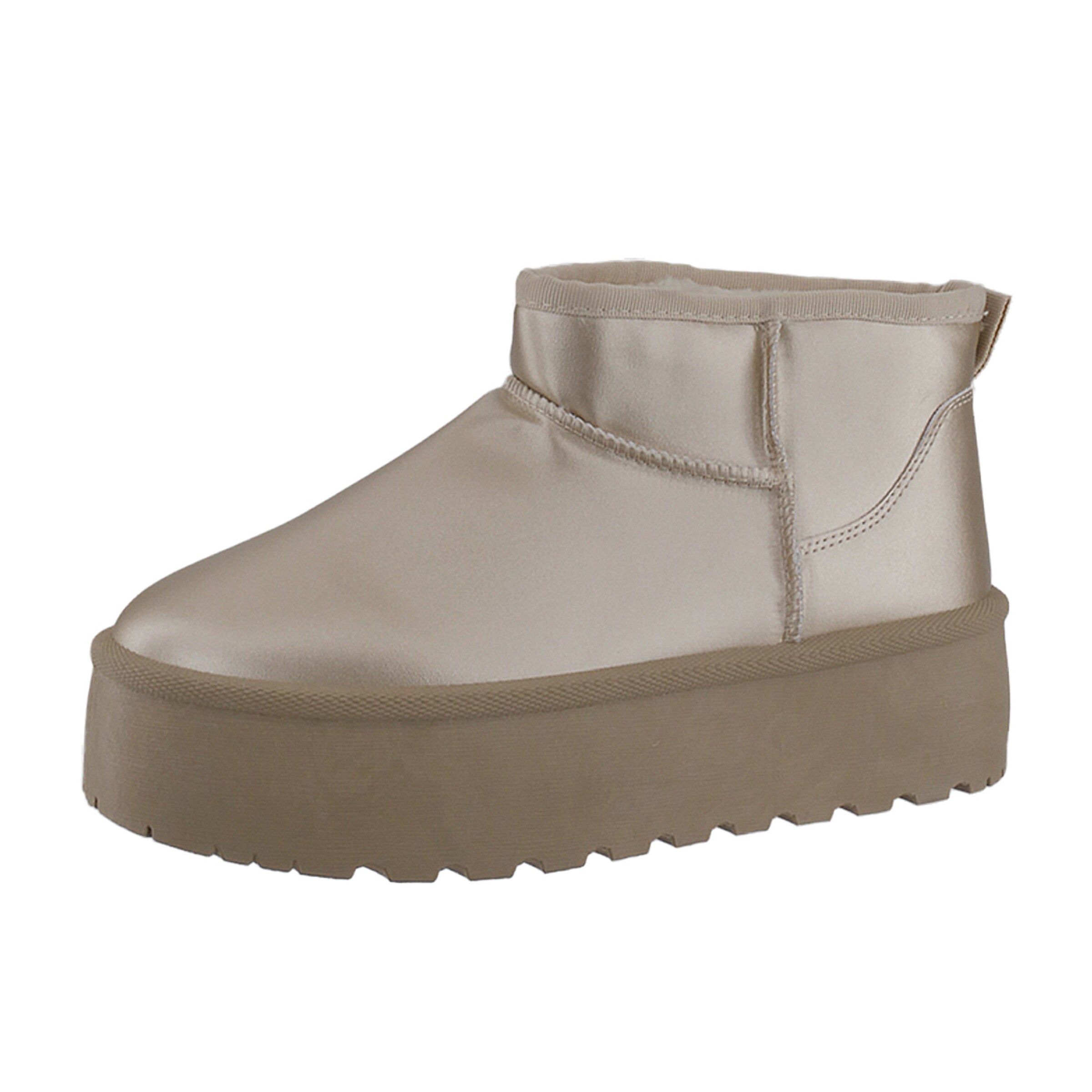 Stivaletto di Elara in oro: frontale