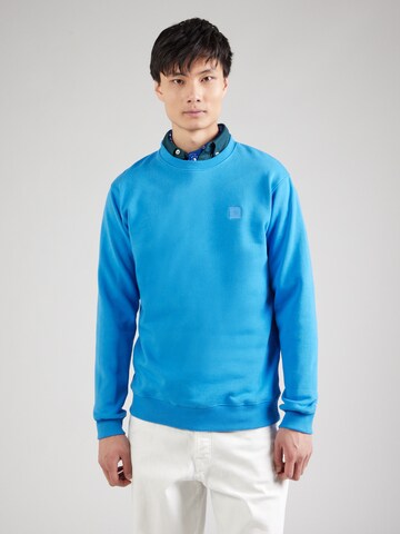 SCOTCH & SODA Sweatshirt 'Seasonal Core' in Blauw: voorkant