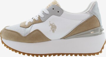 U.S. POLO ASSN. Sneakers laag 'Bayle' in Wit: voorkant