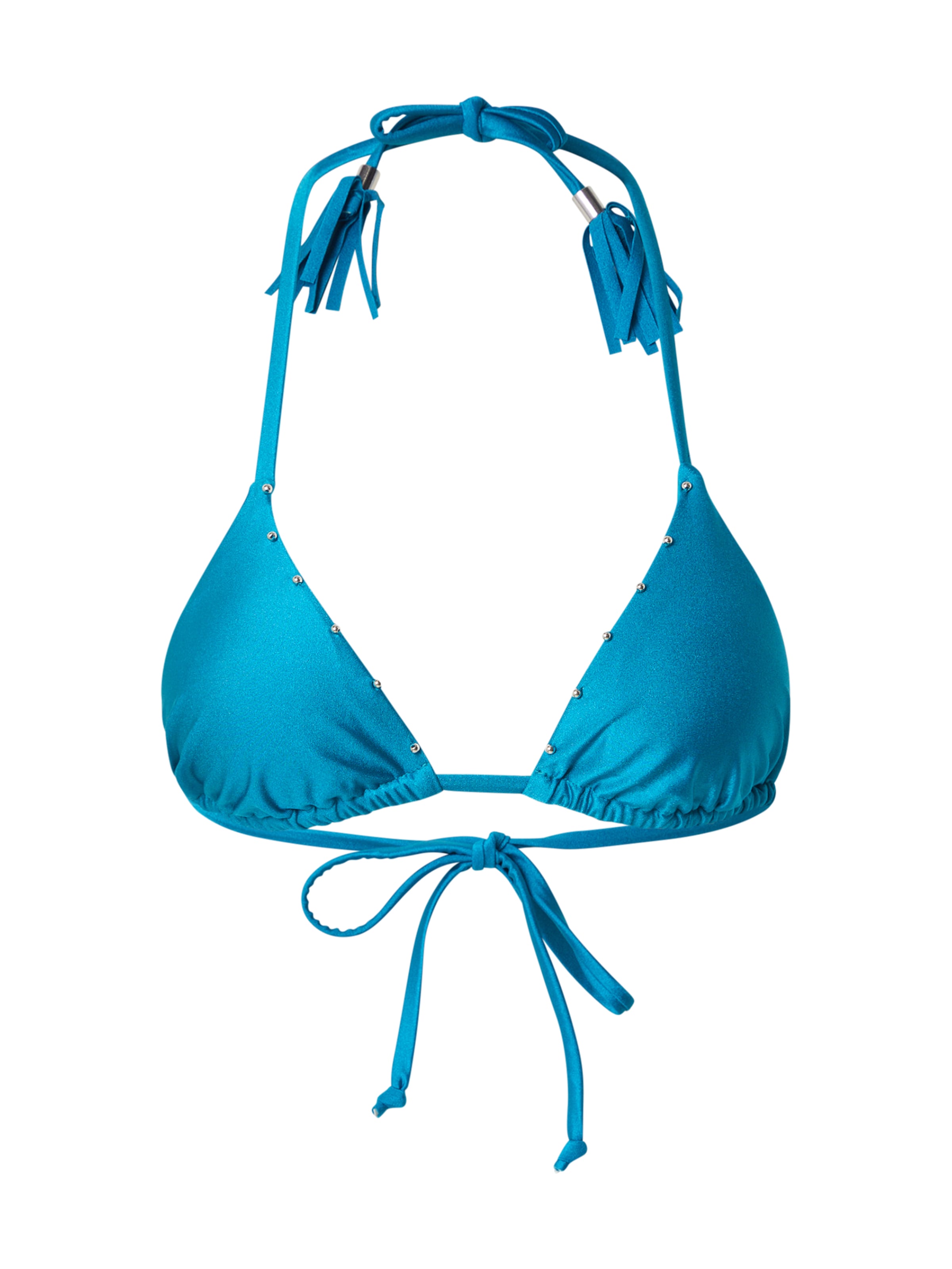Hunkemöller Triangel Bikinitop &#x27;Aqua&#x27; in Groen: voorkant