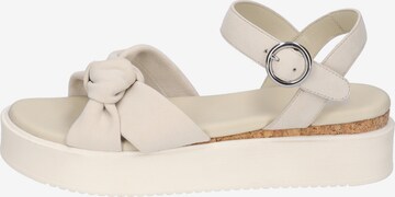 GERRY WEBER Sandals 'Cervo 04' in Beige: front