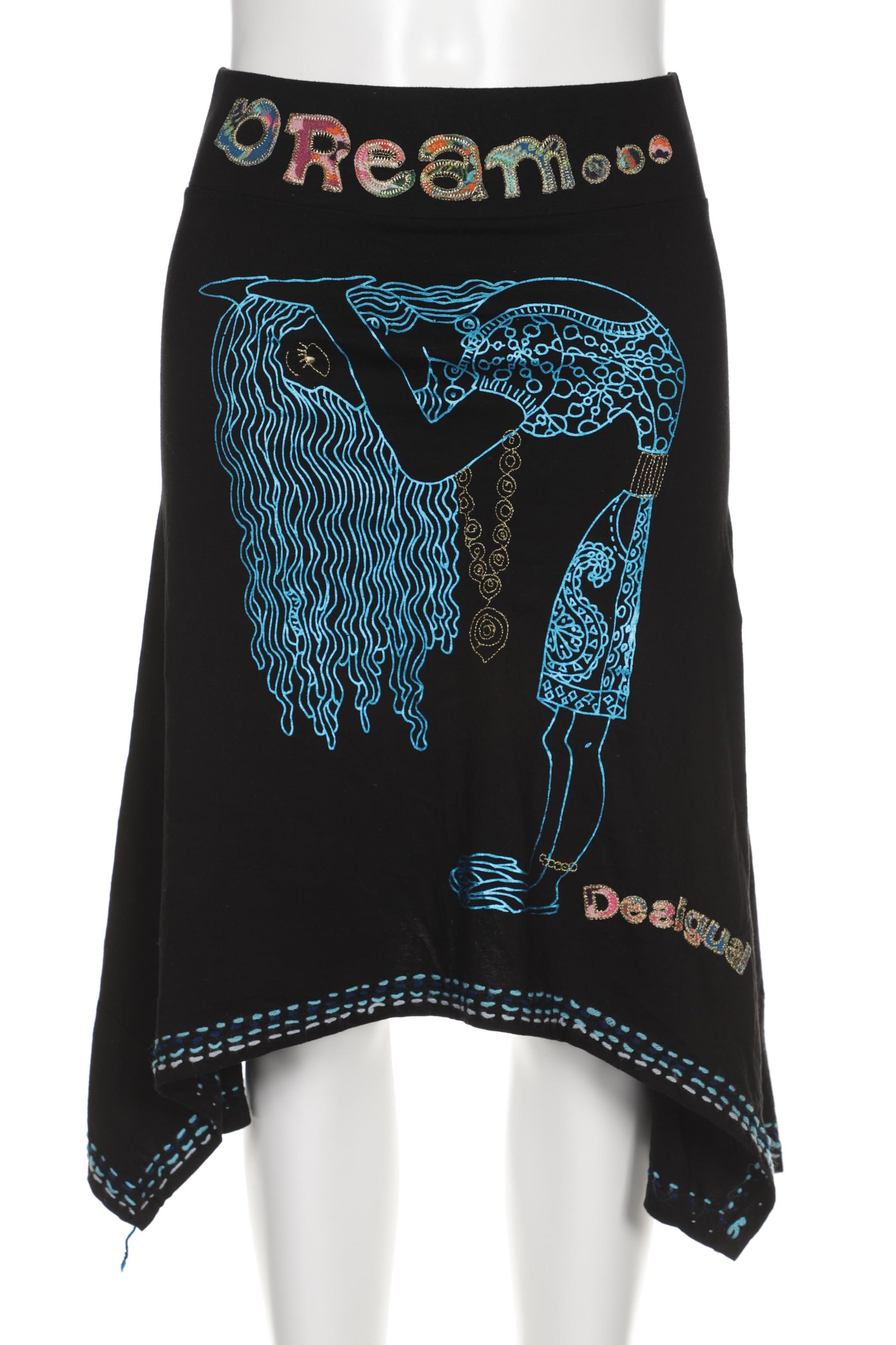Desigual Rock L in Schwarz: Vorderseite
