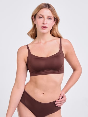 Bustier Soutien-gorge 'Compact Comfort BH' cfab en marron : devant