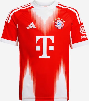 Tricou funcțional 'FC Bayern München Home 25-26' de la ADIDAS PERFORMANCE pe roșu: față