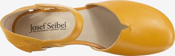 JOSEF SEIBEL Ballet Flats with Strap 'Fiona 67' in Yellow