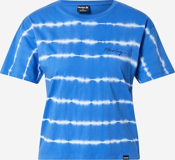 Hurley - Camiseta funcional 'OCEANCARE' en azul: frente