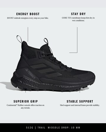 ADIDAS TERREX Botki 'Free Hiker 2.0' w kolorze czarny