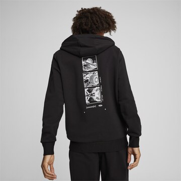 PUMA Sweatshirt 'F1' in Schwarz
